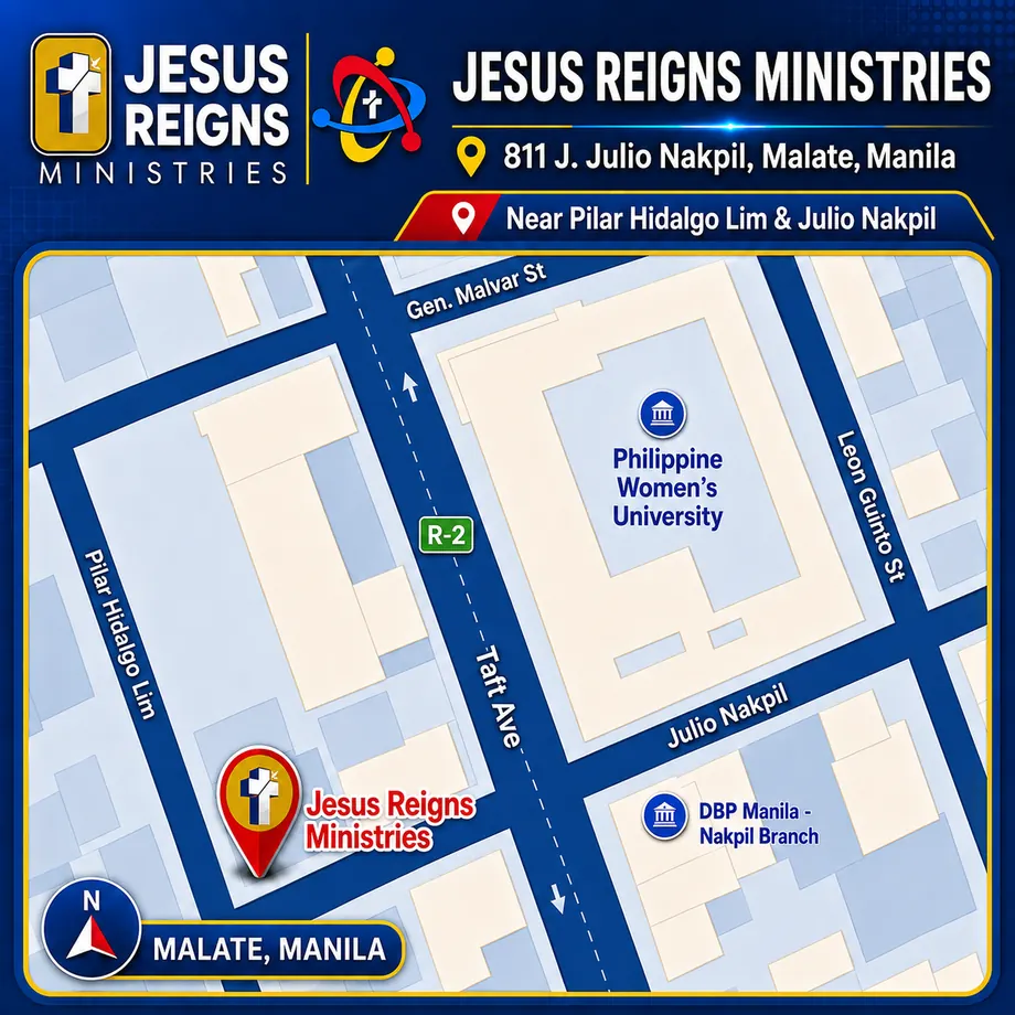 Map to JRM Function Hall on Nakpil Street